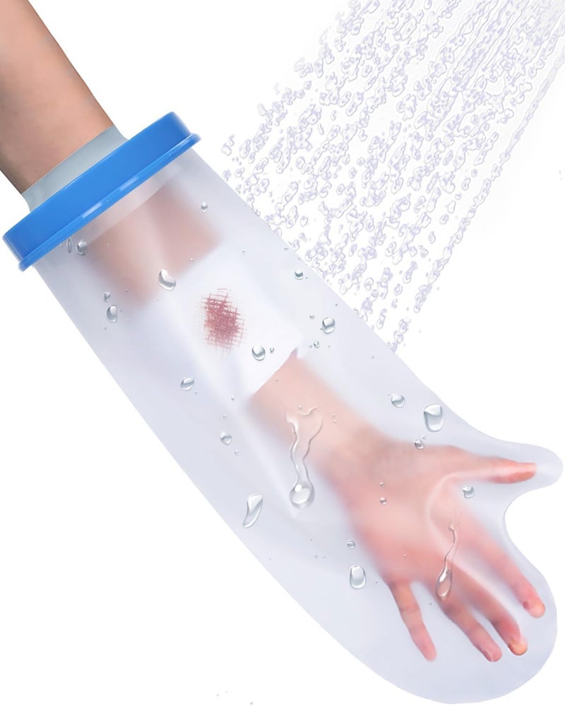 CureSquad Cast Shower Cover Arm, Cast Covers for Shower, Waterproof Cast Cover Arm Adult, Soft Comfortable Cast Protecto, Reusable Cast Bag for Bandages, Wound Care Supplies - Image 1